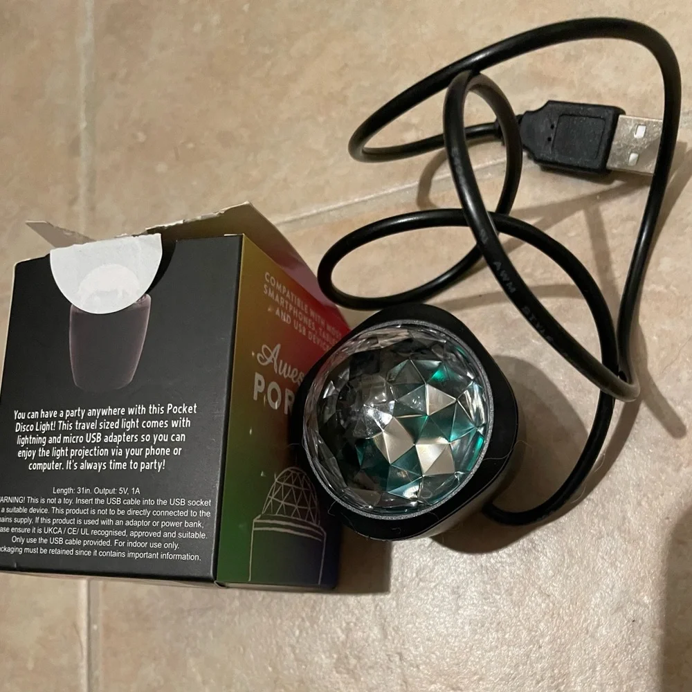 EUC Pocket Disco Ball | USB Included